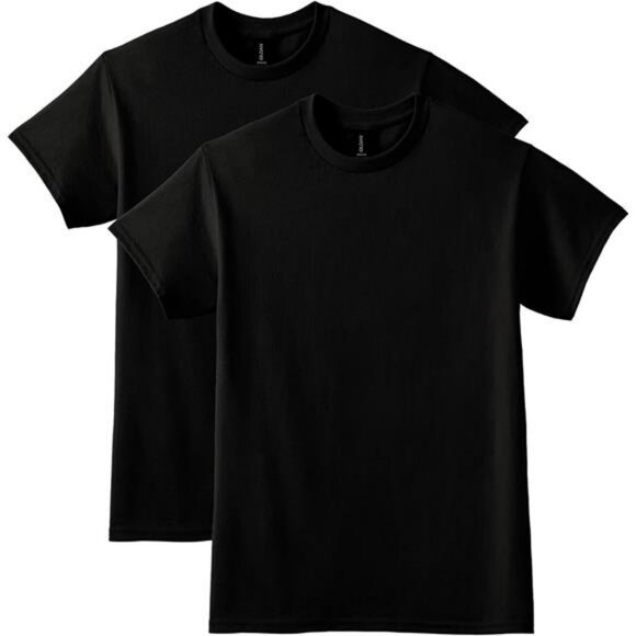 Unisex Moisture Wicking T Shirt Multipack Soft Cotton Blend Crew Neck Tee - Picture 1 of 7